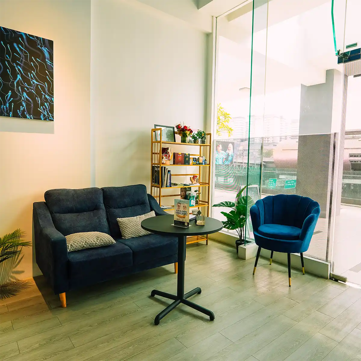 Sofa Living Area Klinik SuamiSihat